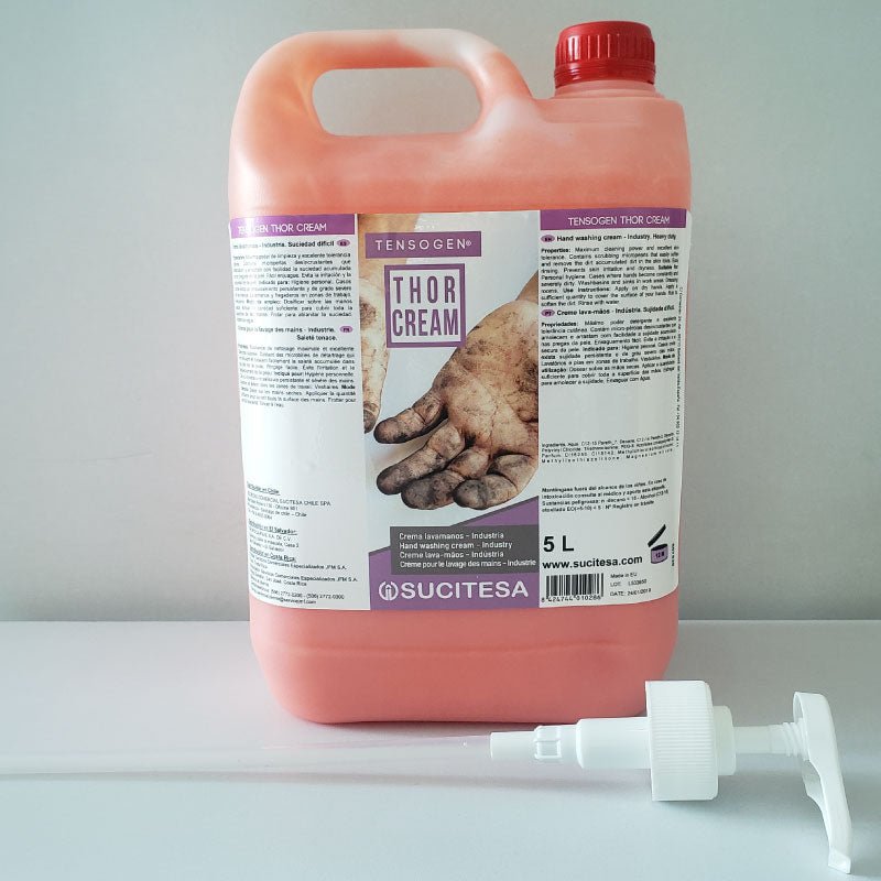 Jabón Mecánico Tensogen Thor Cream (5 Litros)