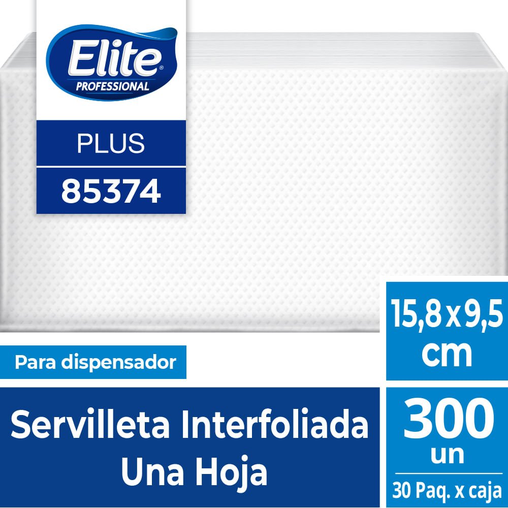 Servilleta Interfoliada Una Hoja 30 Pq x 300 UN