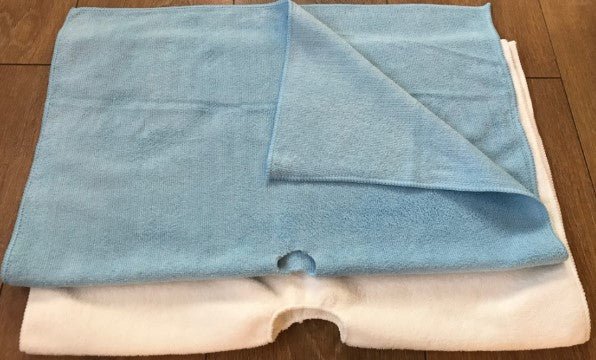 Trapero de Microfibra 50x70cm con Hojal Azul