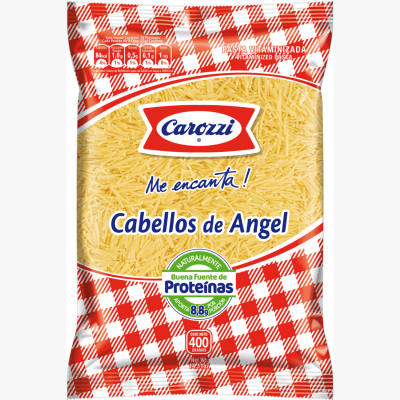 Pasta Fideo Carozzi Cabellos de Ángel Corto 400 g