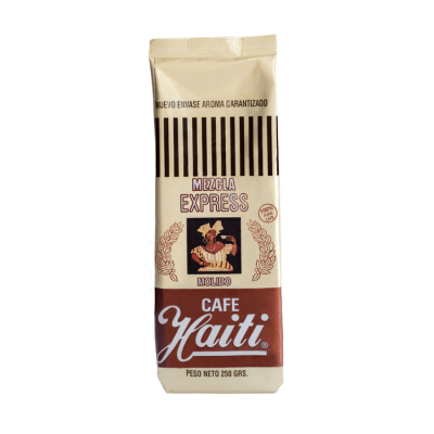 Café Grano Molido Haití Express Mezcla Rojo 250 g