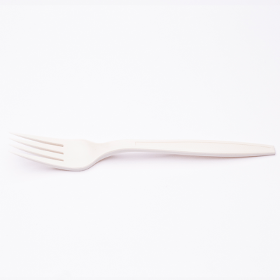 Tenedor Bio Ely Plástico Biodegradable Blanco 50 Unidades