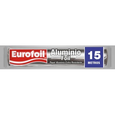 Papel Aluminio Eurofoil Rollo 30 cm x 15 m Básico
