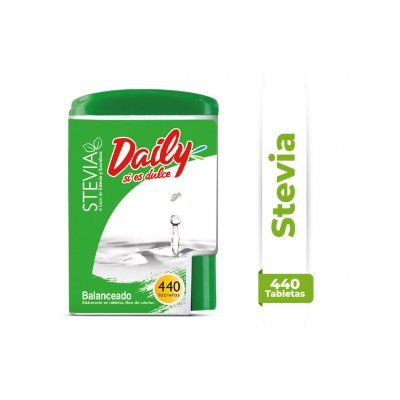 Endulzante Daily Stevia 440 Tabletas