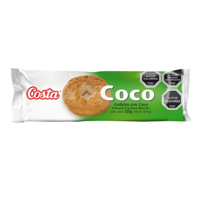 Galleta Costa Coco 125 grs