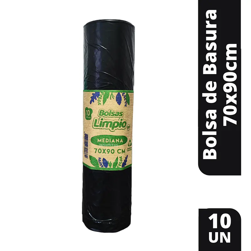 Bolsa de Basura 70x90cm (10 bolsas)