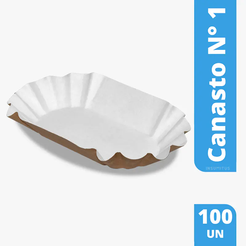 Bandeja Canasto N° 1 (100 unidades)