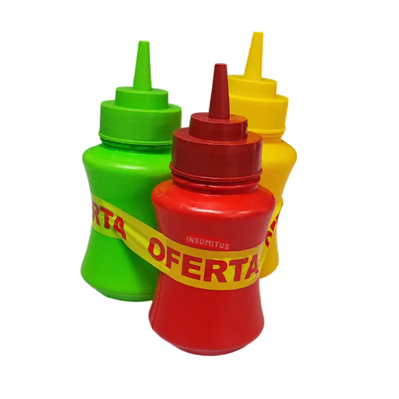 Set 3 Dispensadores de Salsas 380ml