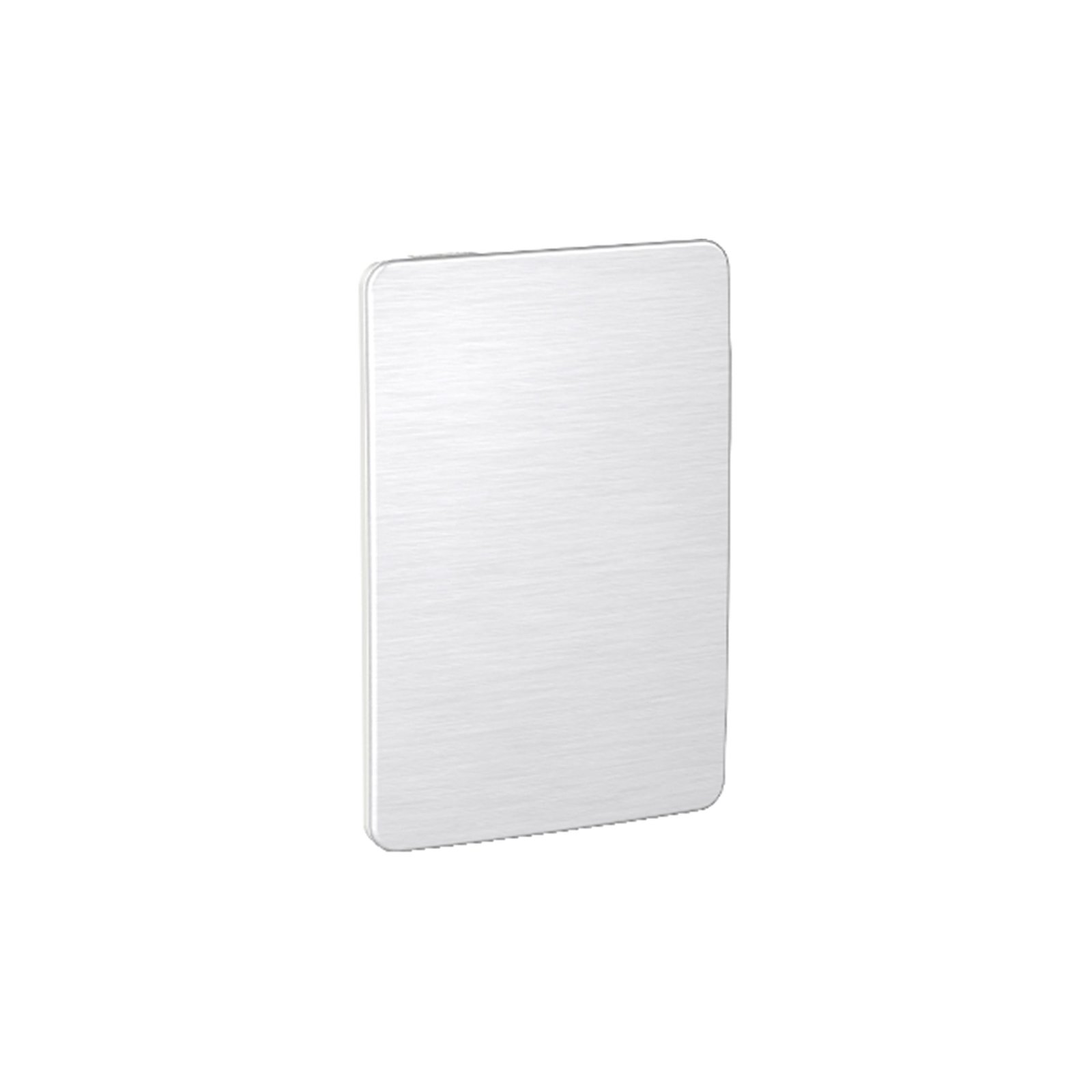 Placa Modular Orion Ciega Aluminio/Blanco Cosmic Grey
