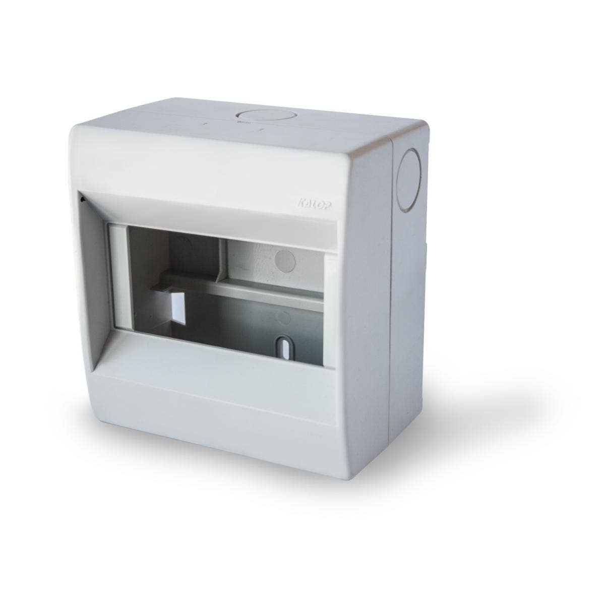 Tablero sobrepuesto 6 circuitos/modulos sin tapa IP20