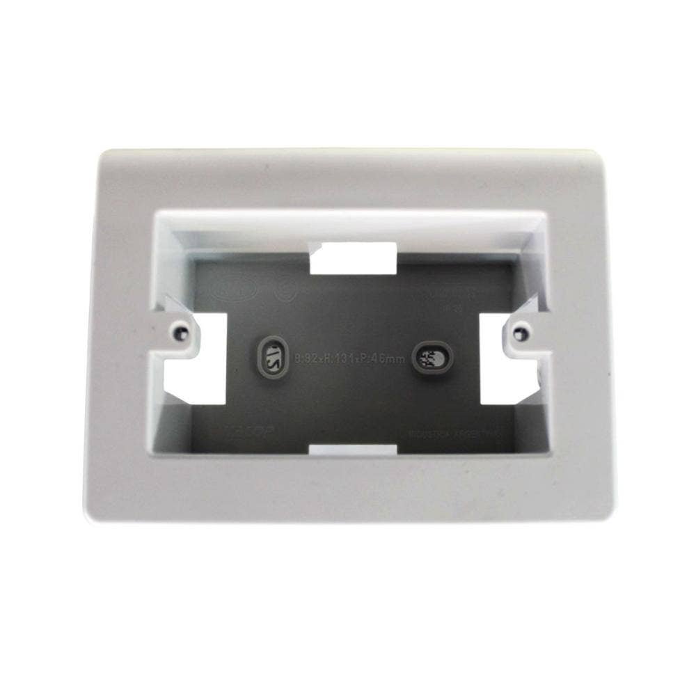 Caja Chuqui mini rectangular alta blanco