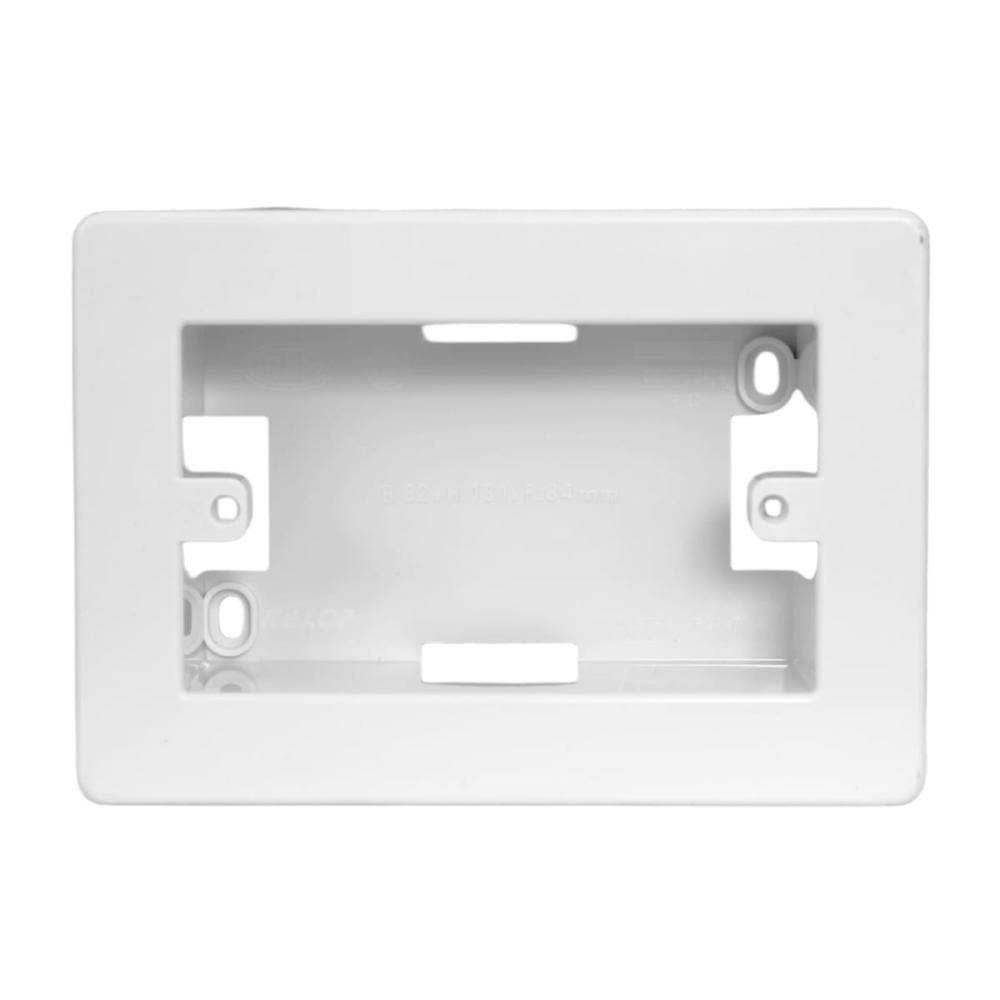 Caja Chuqui mini rectangular baja blanco