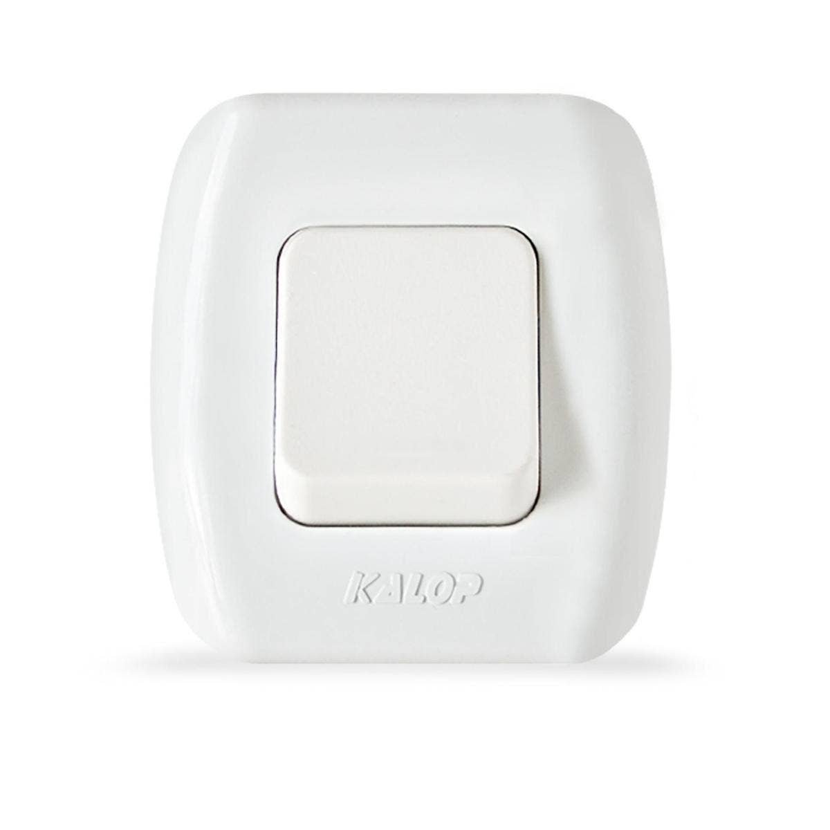 Interruptor simple 9/24 sobrepuesto 10A 250V blanco