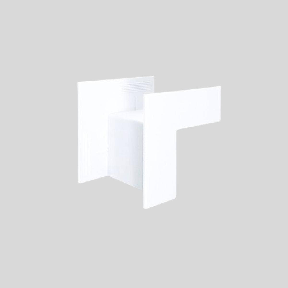 Curva codo interno para bandeja canaleta PVC 100x50mm blanco