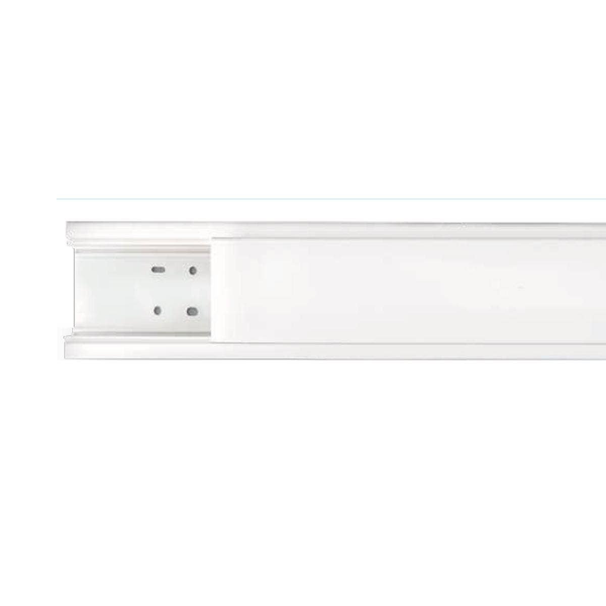 Bandeja canaleta PVC 100x50mm 2 metros con varillas blanco