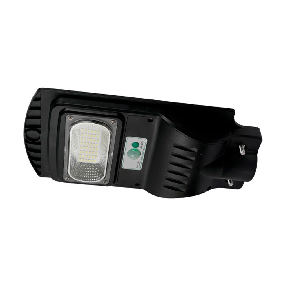 LUMINARIA SOLAR C/ GANCHO 30W PANEL SOLAR INTEGRADO 6500K C/ SENSOR MOV.