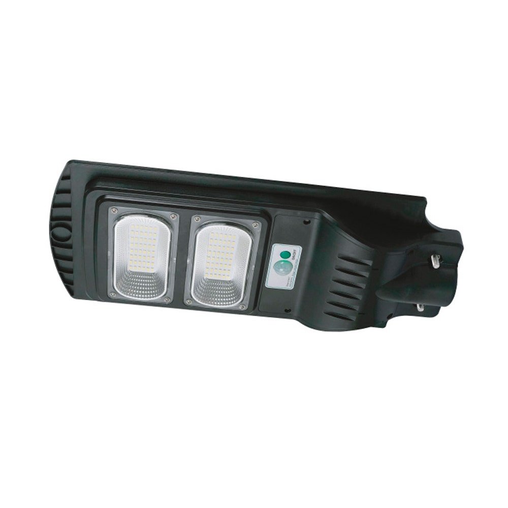 LUMINARIA SOLAR C/ GANCHO 60W PANEL SOLAR INTEGRADO 6500K C/ SENSOR MOV.