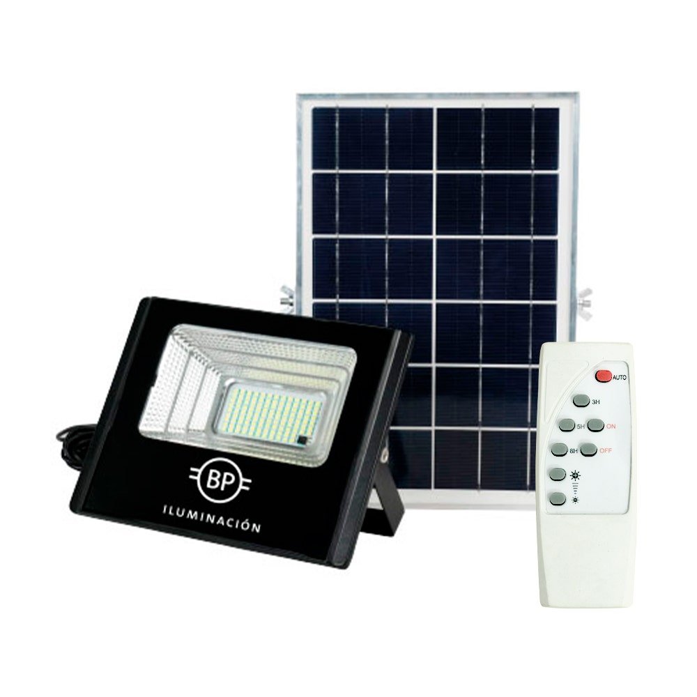 LUMINARIA SOLAR 40W C/ PANEL SOLAR EXTERNO 6500K