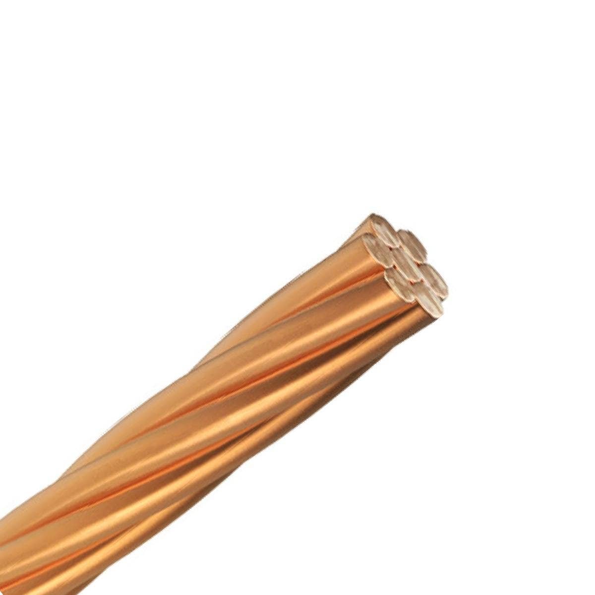 Conductor Cobre Desnudo 2awg 7 Hebras, x Metro