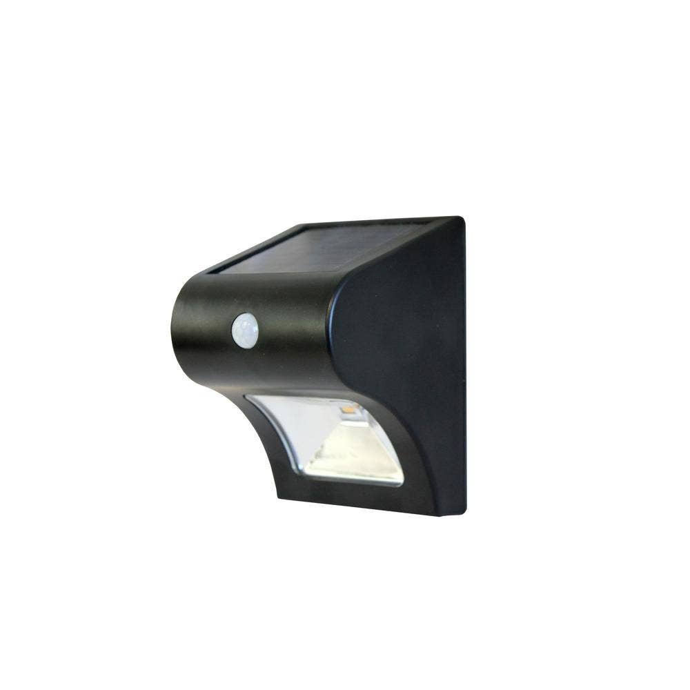 APLIQUE MURO EXTERIOR LED SOLAR 0,5W 40LM CON SENSOR