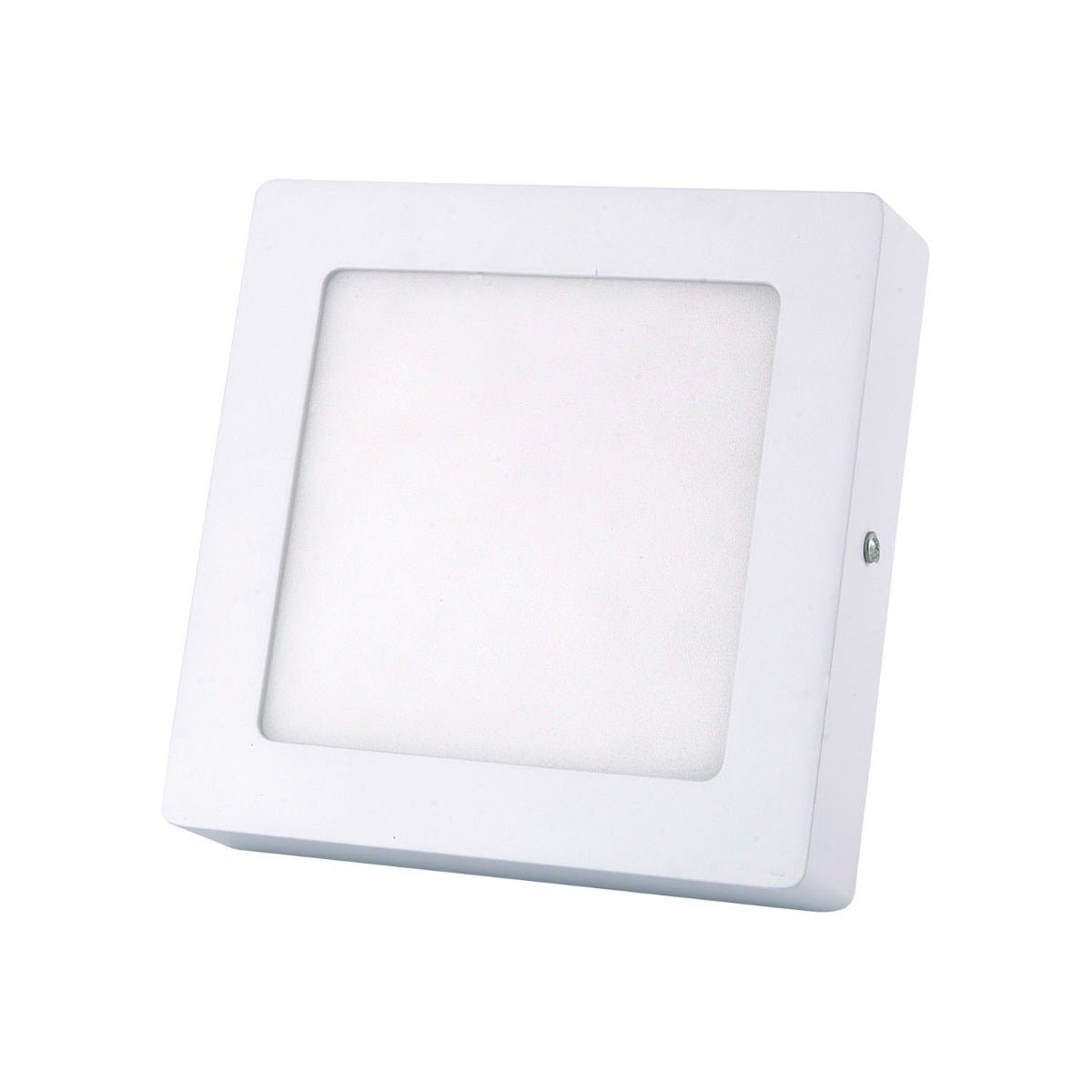 Panel LED cuadrado 6W 3000K sobrepuesto blanco