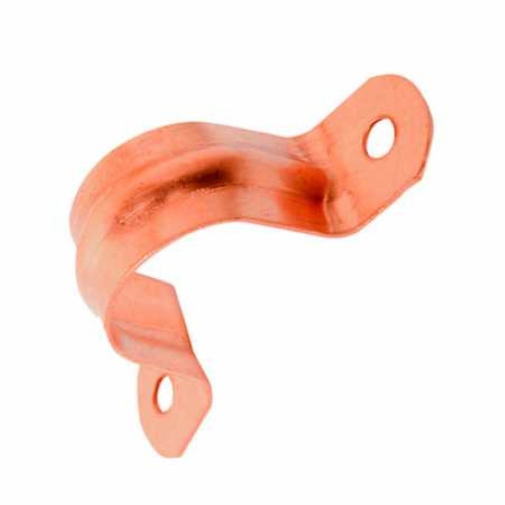 Abrazadera Estampado Cobre 1/2"