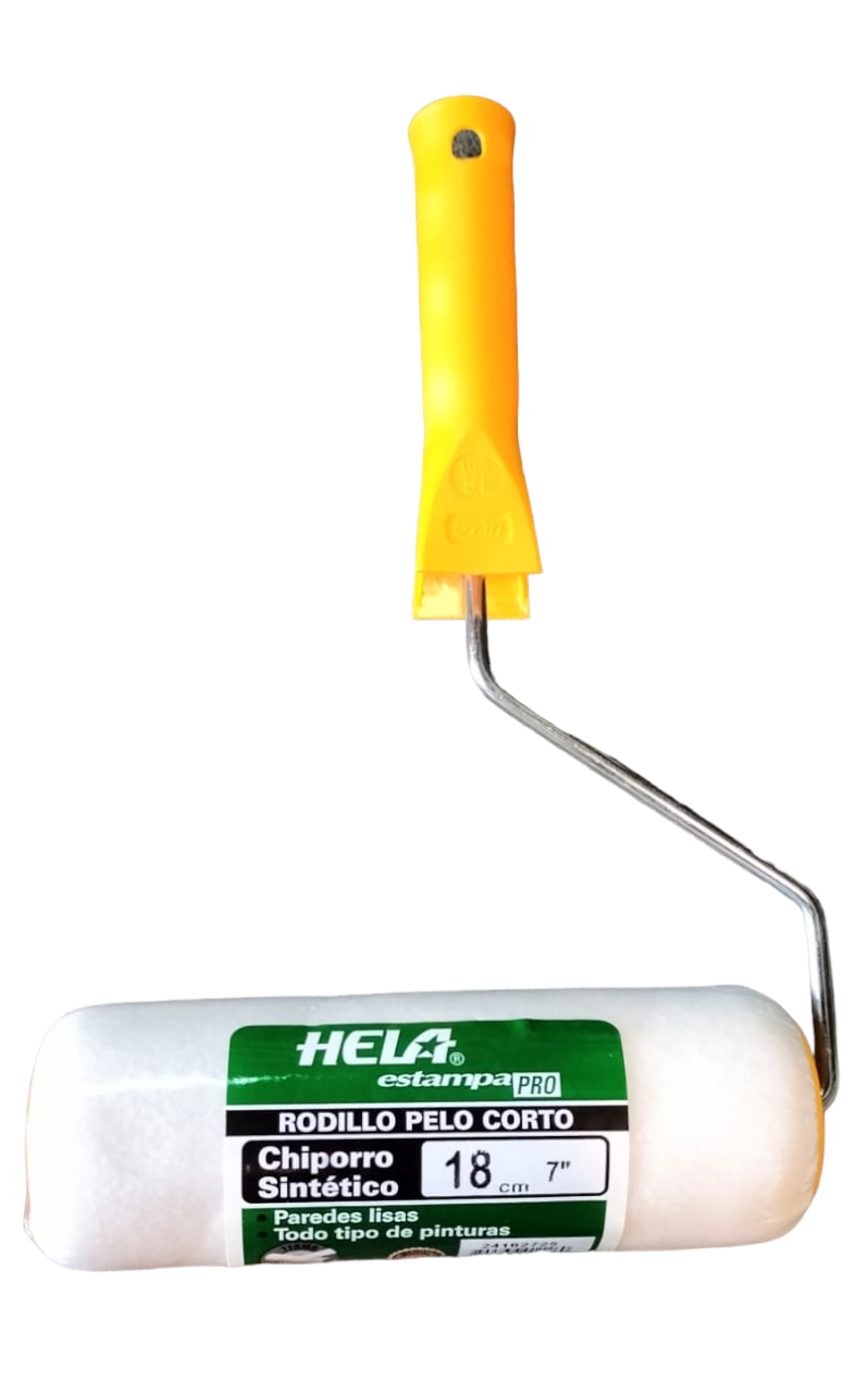 Rodillo Hela 18cmx6mm Fib. Termof. Pelo Corto