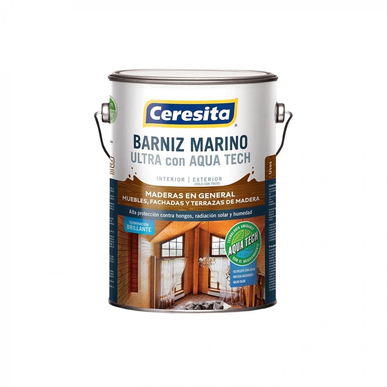 Barniz Marino Ceresita Aqua Tech Ultra Natural Base Gl