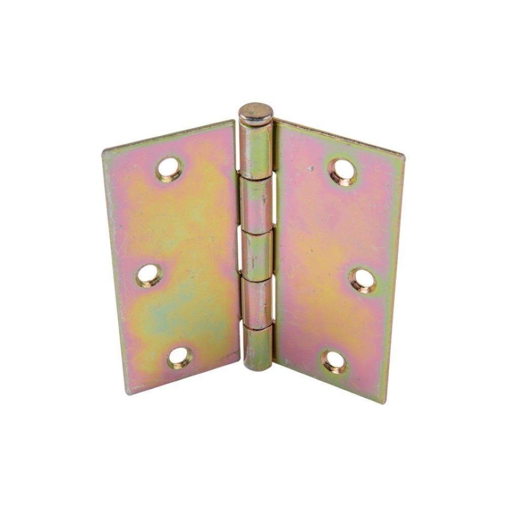 Bisagra Bronceada 3.1/2x3.1/2 Sin Tornillos (Par)