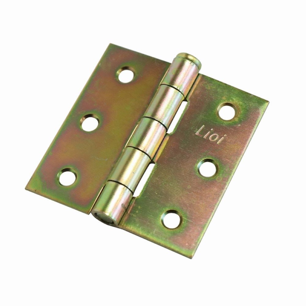 Bisagra Bronceada 3x3 Sin Tornillos (Par)