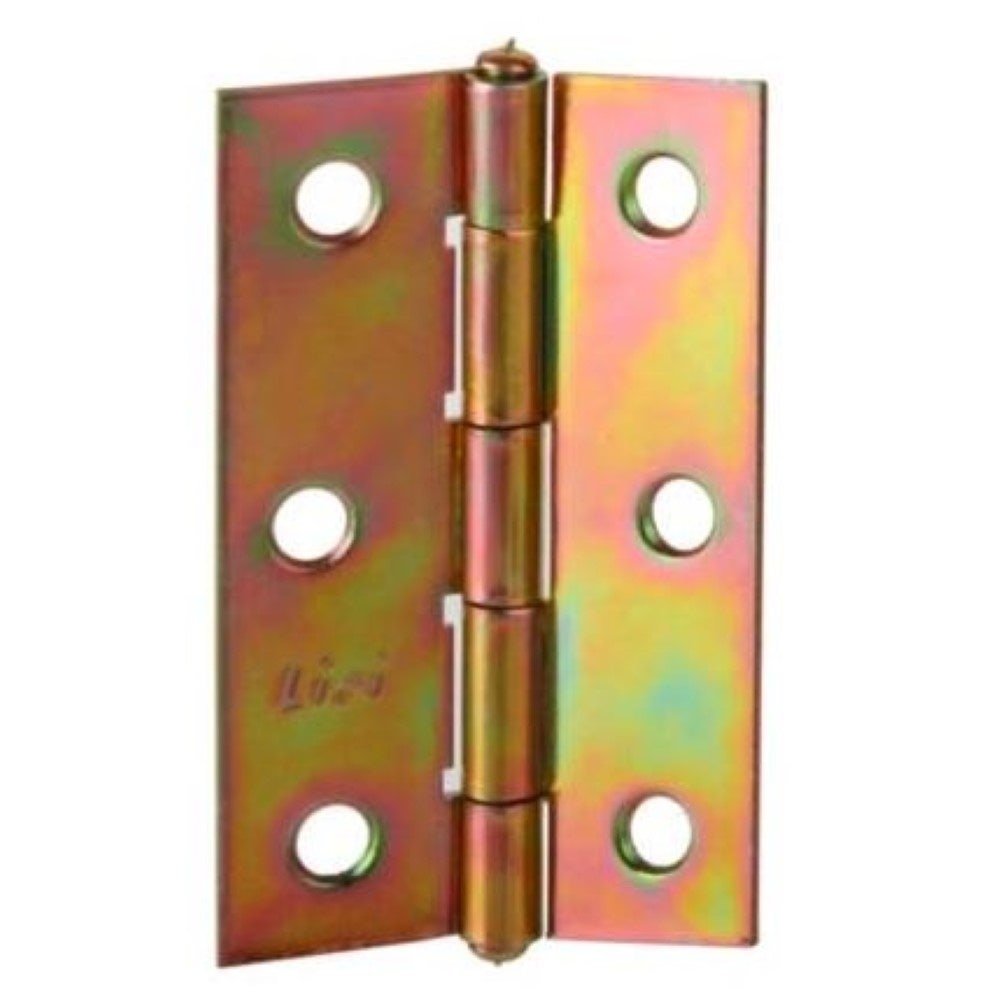 Bisagra Bronceada 2.1/2" Sin Tornillos (Par)