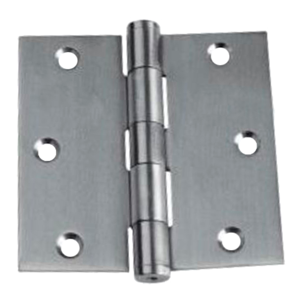 Bisagra Plateada 3x3 Sin Tornillos (Par)