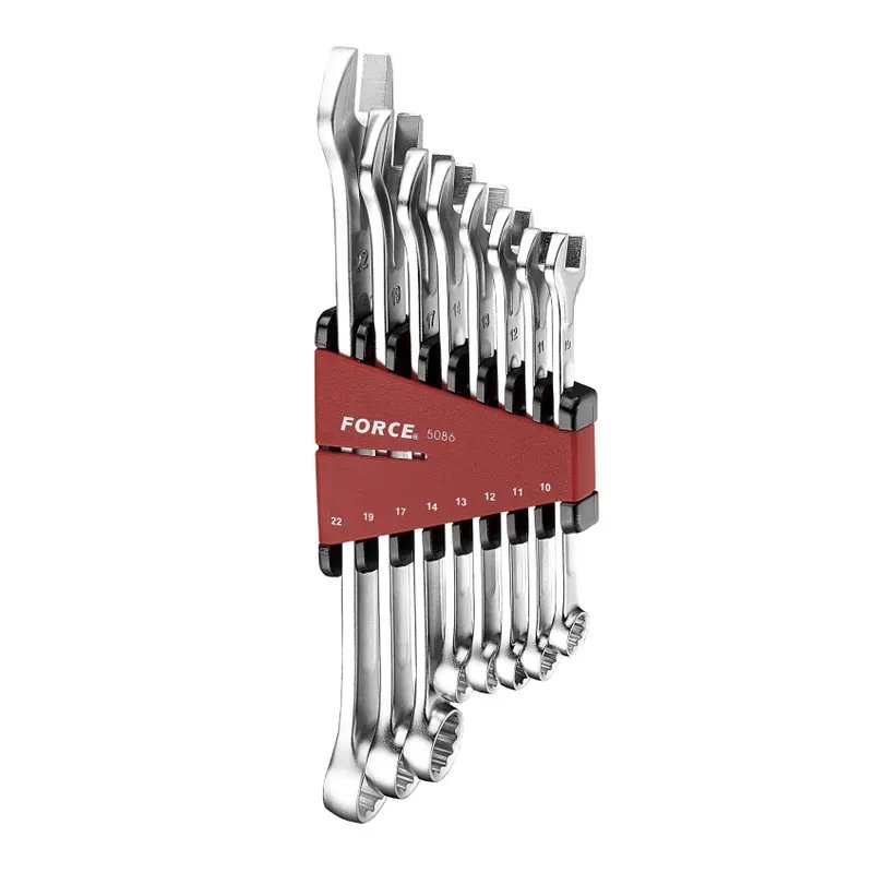Jgo. Llaves Pta.-corona 3/8"-13/16" 8 Pzs (5086S)