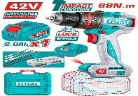 TALADRO INAL.DE IMPACTO 13MM 42V 69NM TOTAL