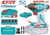 LLAVE DE IMPACTO INALÁMBRICO 1/2" 42V 460NM TOTAL