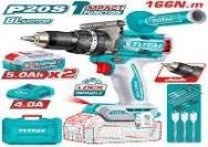 TALADRO INAL DE IMPAC 13MM 20V 166NM +BAT Y CAR