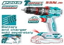 TALADRO INAL DE IMPAC 13MM 20V 55NM  SIN BATERIA SIN CARGADOR