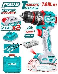 TALADRO INAL DE IMPAC 13MM 20V 76NM +BAT Y CAR