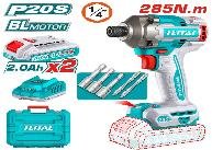 ATORNILLADOR DE IMPACTO 20V 285NM TOTAL