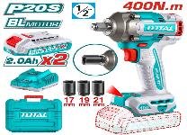 LLAVE DE IMPACTO INALÁMBRICO 1/2" 20V 400NM