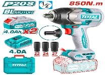 LLAVE DE IMPACTO INALÁMBRICO 1/2" 20V 850NM TOTAL