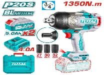 LLAVE DE IMPA INAL 3/4" 20V 1.350NM+BAT+CAR