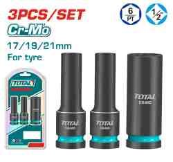 JGO DADOS LARGOS DE IMPACTO POR 3PCS 1/2" TOTAL