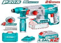 ROTOMARTILLO INALAMBRICO 20V 4.5J SDS PLUS TOTAL