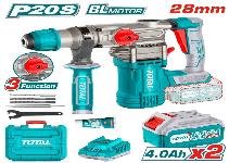 ROTOMARTILLO INALAMBRICO 20V 4,5J SDS PLUS + CARG Y BAT TOTAL