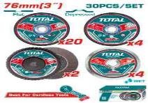 JGO DISCOS POR 30PCS CORTE Y DESBASTE 3" TOTAL
