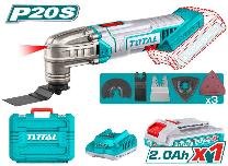 HERRAMIENTA MULTIUSO INALAMBRICO 20V TOTAL + CARG + BAT