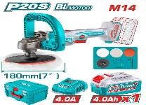 PULIDORA INALAMBRICO 7" 180MM 20V C/ BAT Y CARG