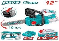 MOTOSIERRA INALAMBRICA 12" 20V CON BAT Y CARG TOTAL