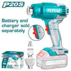 PISTOLA DE CALOR INALAMBRICO 20V + CARG Y 1 BAT 4amp TOTAL